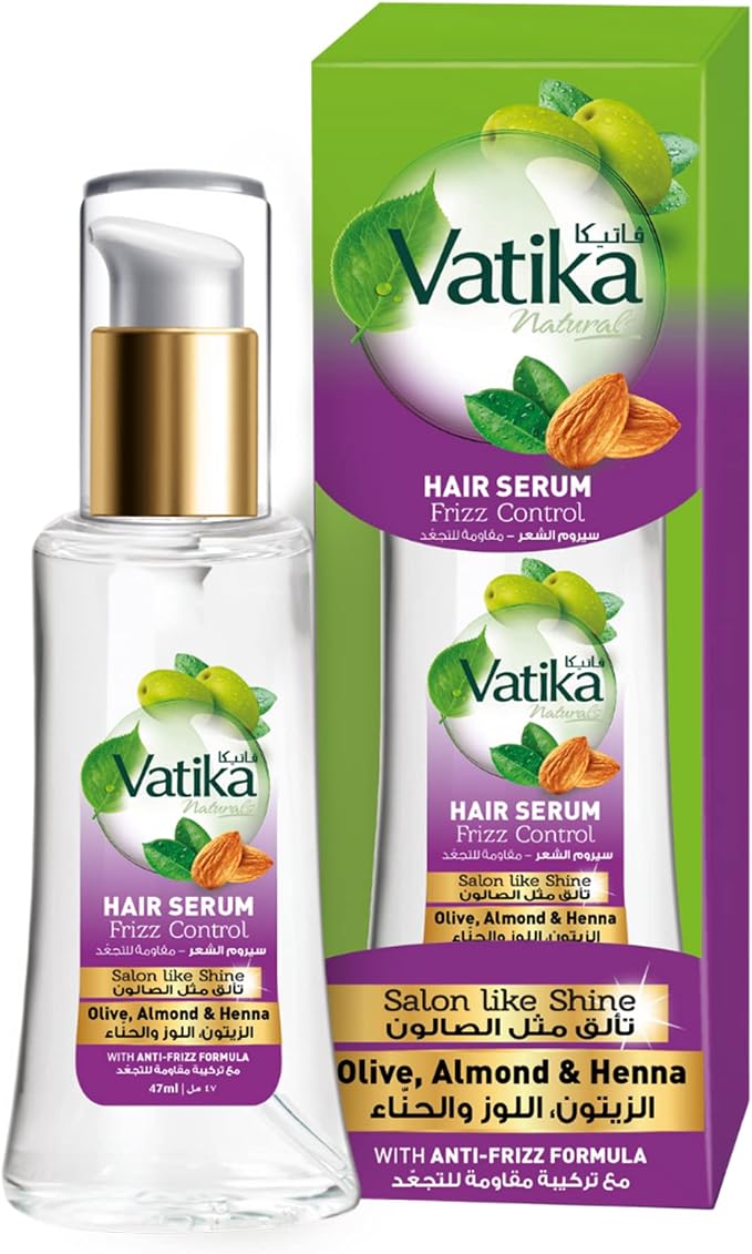 Vatika Natural Hair Serum - Thermal Protection - زيتون